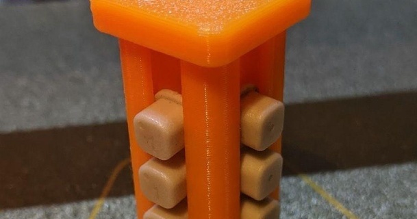 rc car pill tower dynamight1124 3D Models Hobby & Makers RC Robotics b74 holder pills rc10 3d print model - Mito3D