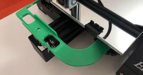 adks - ender 3 pro st bed handle action cam mount adarkstudio 3D Models Printers Accessories 3dprinter 3dprinterparts bedhandle 3d print model - Mito3D