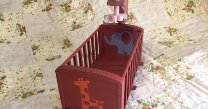 cradle crib asllexicon download free stl model printablescom 3d models toys & games baby babyshower babytoys craddle 3d print model - Mito3D