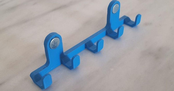 pen-holder kitchen cupboard sisul 3D Models Household Kitchen magnet openscad pencilholder penholder 3d print model - Mito3D