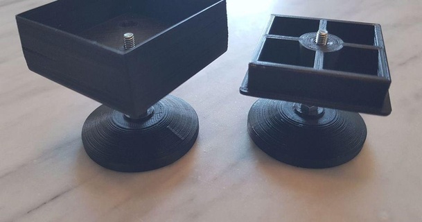 altezza regolabile piedi ikea mancanza tavolo sisul 3D Modelli stampanti Accessori 3dprinterenclosure allegato ikealack 3d print model - Mito3D