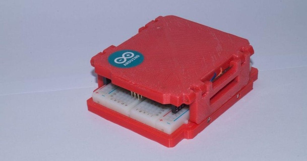 pieghevole scatola arduino veramente fein mann 3D Modelli passatempo creatori elettronica arduinocase Astuccio guaina compatto 3d print model - Mito3D
