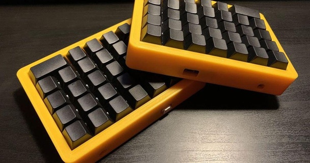 viterbi hi profile Fall Mantel larkreverb 3D Modelle Hobby Macher Elektronik Keebio Tastatur ortholinear 3d print model - Mito3D