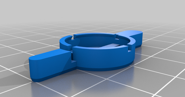 clip on robusto lidar Freman 3D modelos casa equipamento privacidade thingiverse 3d print model - Mito3D