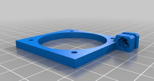 40mm clip fan freman 3D Modelli stampanti aggiornamenti 3drag k8200 thingiverse 3d print model - Mito3D