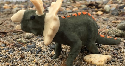 triceratops asllexicon download free stl model printablescom 3d models toys & games artifact dino dinosaur dinosaure 3d print model - Mito3D