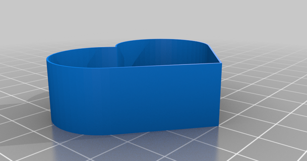minuscolo cuore forma scatola xox 3D Modelli domestico Casa attrezzature scatole thingiverse 3d print model - Mito3D