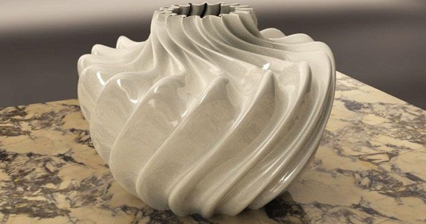parametrico vaso ciotola progettista asta laird 3D Modelli arte design sculture cavalletta parametricbowl parametricvase rhino3d thingiverse 3d print model - Mito3D