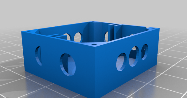 towerpro hextronik 5 gram servo mounting box om 3D Models Hobby & Makers RC Robotics thingiverse 3d print model - Mito3D