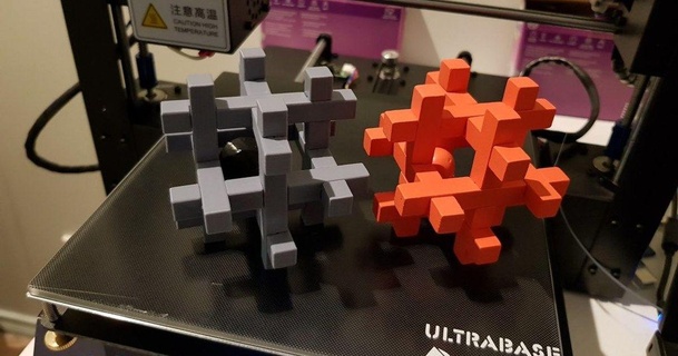 puzzle palla gabbia Graham 3D Modelli giocattoli Giochi Brain teasers thingiverse 3d print model - Mito3D