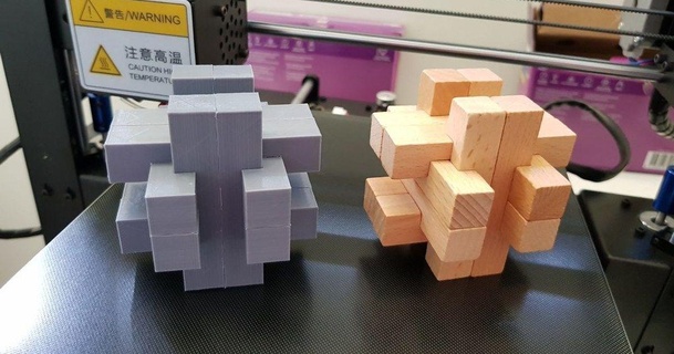 12 pezzo puzzle Graham 3D Modelli giocattoli Giochi Brain teasers thingiverse 3d print model - Mito3D