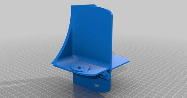 ender 3 posterior fuente alimentación soporte extendido cambiador 3D modelos impresoras accesorios ender3 thingiverse 3d print model - Mito3D