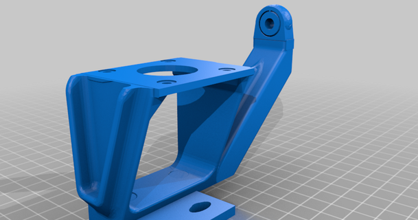 Filament leiten Schalthebel 3D Modelle Drucker Upgrades montieren thingiverse 3d print model - Mito3D