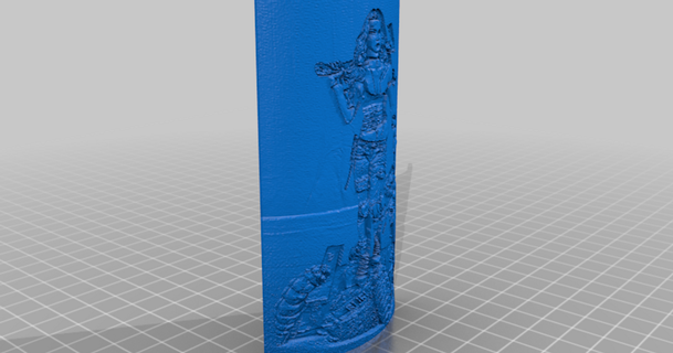 brezo cambiador 3D modelos mundo escaneos personas historietas rana cibernética thingiverse 3d print model - Mito3D