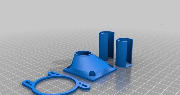 cr 8 tmc2100 fanduct v1 Remix Schalthebel 3D Modelle Hobby Macher Ideen thingiverse 3d print model - Mito3D