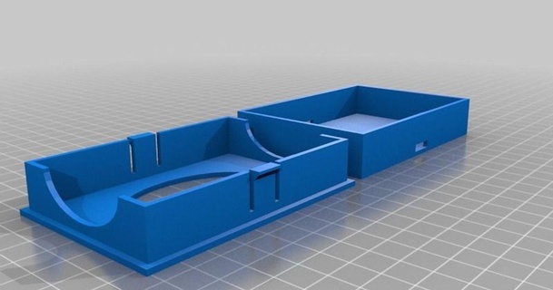 cae pánico personalizado cubierta caja techshop2 3D modelos juguetes juegos aire libre thingiverse 3d print model - Mito3D