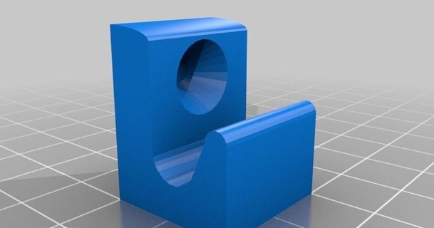 7mm tube rod mount mr dan 3D Models Hobby & Makers Other Ideas thingiverse 3d print model - Mito3D