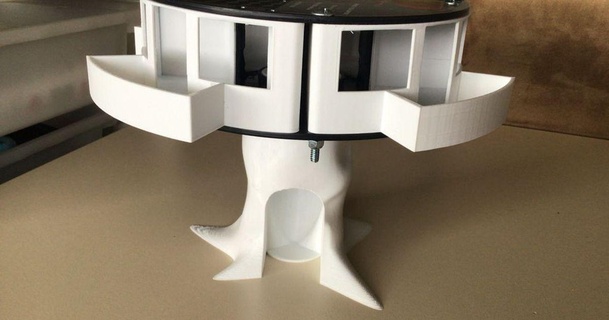 carrete árbol casa sensei31415 3D modelos pasatiempo hacedores ideas thingiverse 3d print model - Mito3D