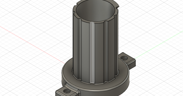 porte bobine paramétrique poche sang 3D modèles imprimantes mises niveau filament support spoolmount chose universelle 3d print model - Mito3D