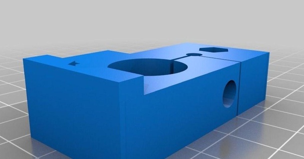 Adimlab Portal e3d Gold Extruder montieren Maverick agm 3D Modelle Drucker Upgrades thingiverse 3d print model - Mito3D