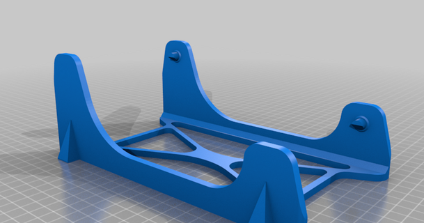 biriktirmek Kulp destek sledge22 3D modeller yazıcılar Aksesuarlar filament makara tutucusu biriktirici Spulenhalter şeytani 3d print model - Mito3D