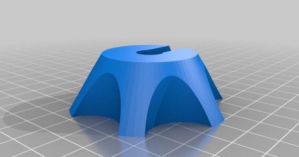 universal ranurado carrete cubo jneilliii 3D modelos impresoras accesorios portacarretes portabobinas universalespoolhub thingiverse 3d print model - Mito3D