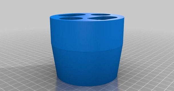 dual istick cup holder 30w version jneilliii 3D Models Hobby & Makers Automotive ecig eleaf thingiverse 3d print model - Mito3D