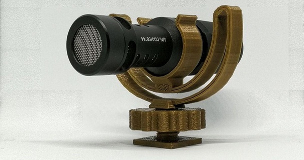 Ritt Videomik Leier montieren sperren erkark 3D Modelle Gadgets Foto Video verstellbarer Kaltschuh Kameraadapter camerahotshoeusefulnikon heisser Schuh 3d print model - Mito3D