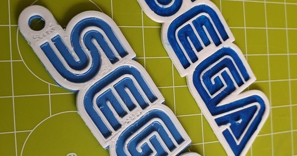 sega logo keychain rdmueller 3D Models Art & Design 2D Plates Logos 3d print model - Mito3D