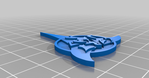 Klingon beyan mrnlce 3D modeller Sanat tasarım 2D tabaklar logolar şeytani 3d print model - Mito3D