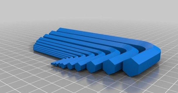 metrik Allen İngiliz anahtarı altıgen anahtar Ayarlamak Bükmek sağ yol andersv209 3D modeller hobi yapımcılar fikirler şeytani 3d print model - Mito3D