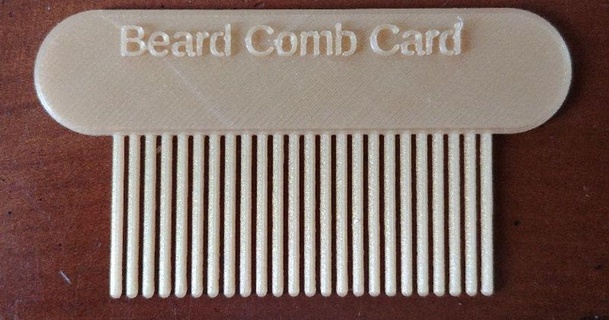 beard comb card jip 3D Models Fashion Other Accessories cardholder pocket 3d print model - Mito3D