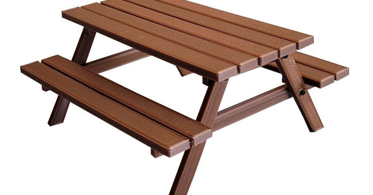 australian picnic table dreamtime24 3D Models Household Living Room thingiverse 3D print model - Mito3D