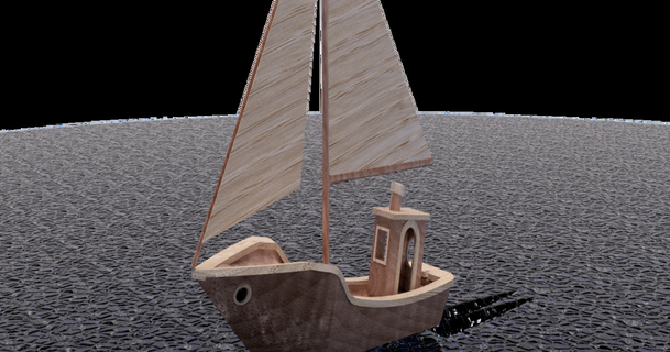 sail benchy kleiner Latin 3D modèles imprimantes tester 3dbenchy bancal bateau voilier voile 3d print model - Mito3D