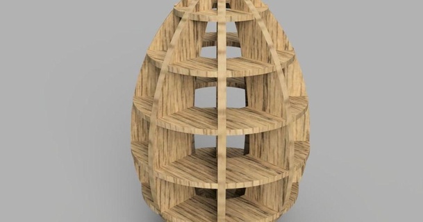 Ostern lateiner 3D Modelle Spielzeuge Spiele Rätsel Brain teasers Osterei östlich osterei ostern Holz 3d print model - Mito3D