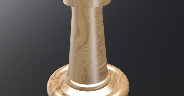 xadrez torre kleiner latim 3D modelos brinquedos jogos borda thingiverse 3d print model - Mito3D