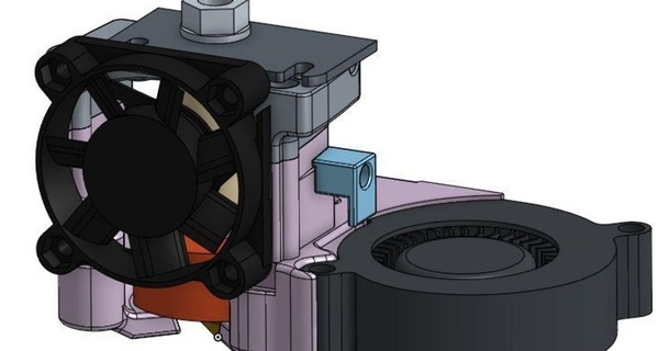 enfriador artesanal mroek 3D modelos impresoras actualizaciones conducto enfriamiento craftbotplus impresión thingiverse 3d print model - Mito3D