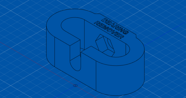 rolamento removedor cara galego 3D modelos passatempo fabricantes Ferramentas impressão fácil ferramenta thingiverse 3d print model - Mito3D