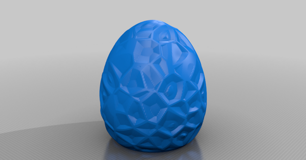 voronoi egg suromark 3D Models Household Other House Equipment decoration easteregg thingiverse 3d print model - Mito3D