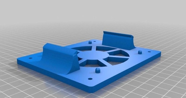 Tronxy x5s anakart hayran örtmek kılıf 80mm suromark 3D modeller yazıcılar Aksesuarlar şeytani 3d print model - Mito3D
