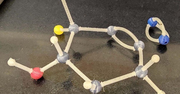 Chemie Kit krank traurig Welt 3D Modelle Lernen Objekte thingiverse 3d print model - Mito3D