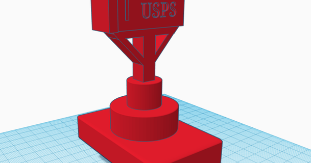 cassetta postale trofeo destino 3D Modelli passatempo creatori idee posta usps thingiverse 3d print model - Mito3D