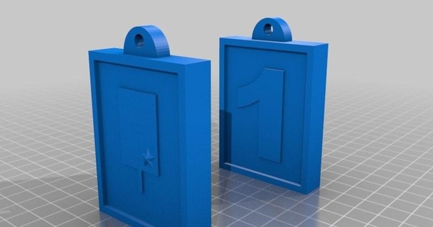 cbu box keys losem 3D Models Hobby & Makers Other Ideas keychain mail mailbox usps 3d print model - Mito3D