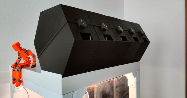 base suporte sozinho caixa seca Christopher 3D modelos impressoras acessórios recinto ikea 3d print model - Mito3D