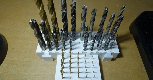 modular drill bit storage ender3knight4 3D Models Hobby & Makers Organizers holder 3d print model - Mito3D