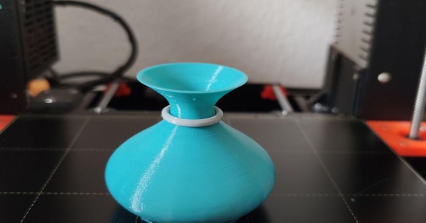 vaso anel Estrela piscar 3D modelos casa decoração 3d print model - Mito3D