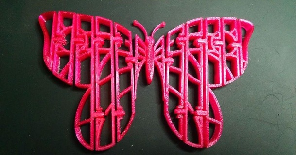 flexi Schmetterling Olivenbaum 3D Modelle Hobby Macher Ideen artikulieren flexy thingiverse 3d print model - Mito3D