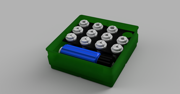 drill holder remix stackable storage assortment boxes printiger 3D Models Printers Accessories storagebox 3d print model - Mito3D