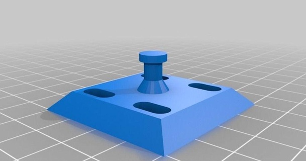 montaggio buco adattatore piatto trixster87 3D Modelli domestico Casa attrezzature utile thingiverse 3d print model - Mito3D