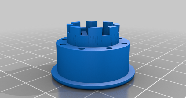 8 bolt beadlock remix xxqpxx 3D Models Hobby & Makers RC Robotics thingiverse 3d print model - Mito3D
